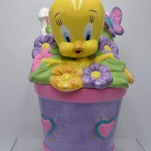 Vintage Gibson Overseas Looney Tunes WB Sunshine Tweety Cookie Jar